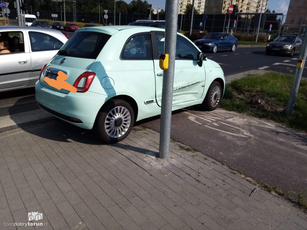 Dwie groźne kolizje na ulicach Torunia