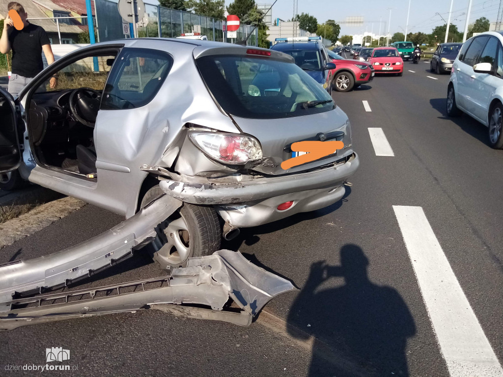 Dwie groźne kolizje na ulicach Torunia