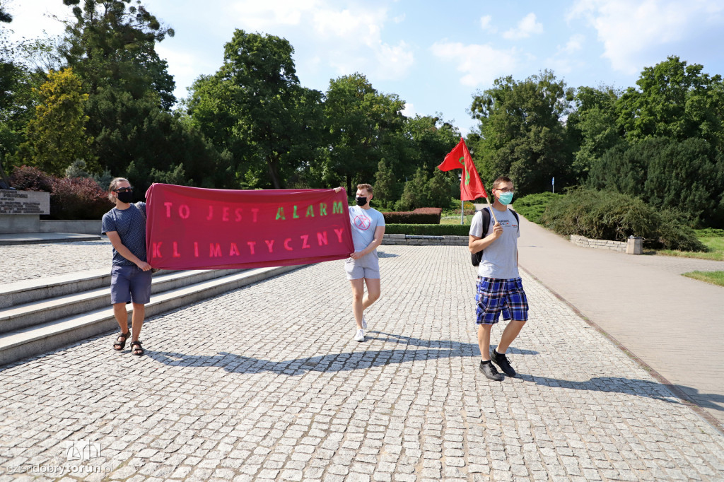 Extinction Rebellion Toruń - protest klimatyczny
