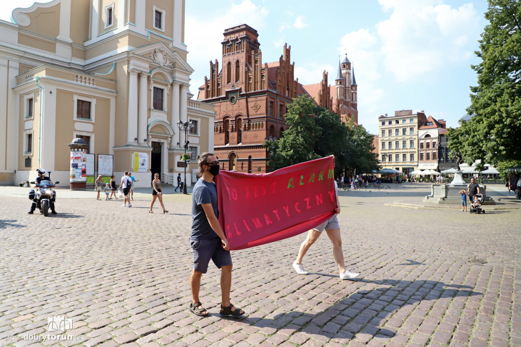 Extinction Rebellion Toruń - protest klimatyczny