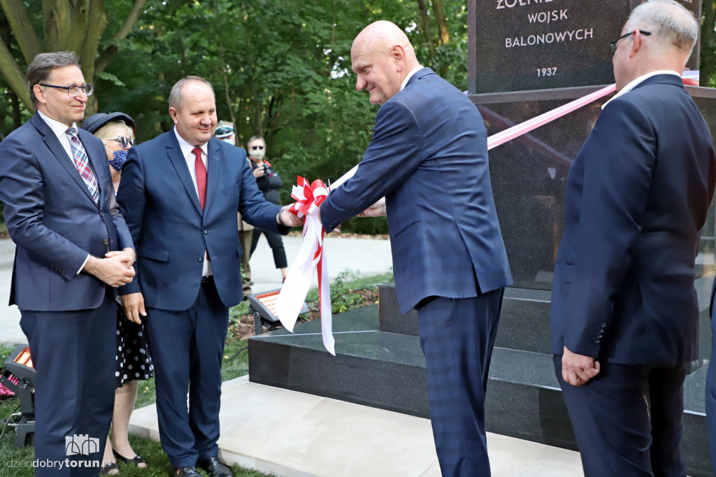 Odsłonięcie Pomnika Wojsk Balonowych