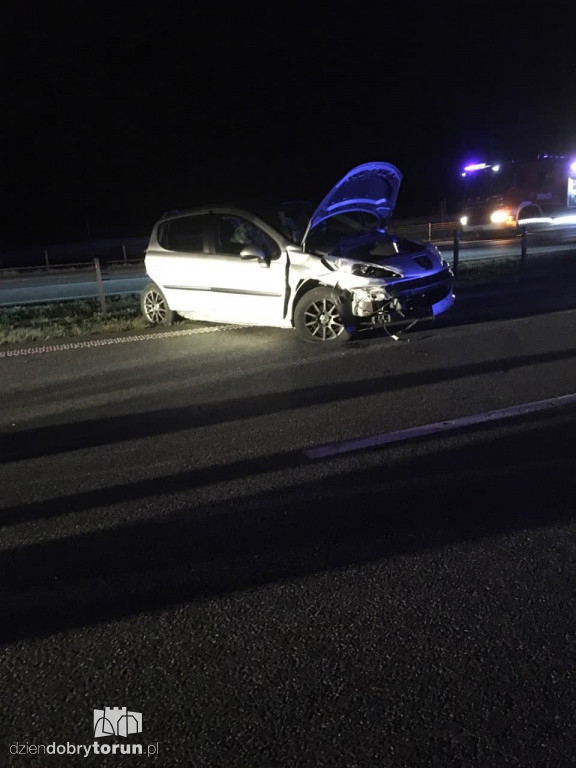 Groźne zderzenie na A1 koło Torunia