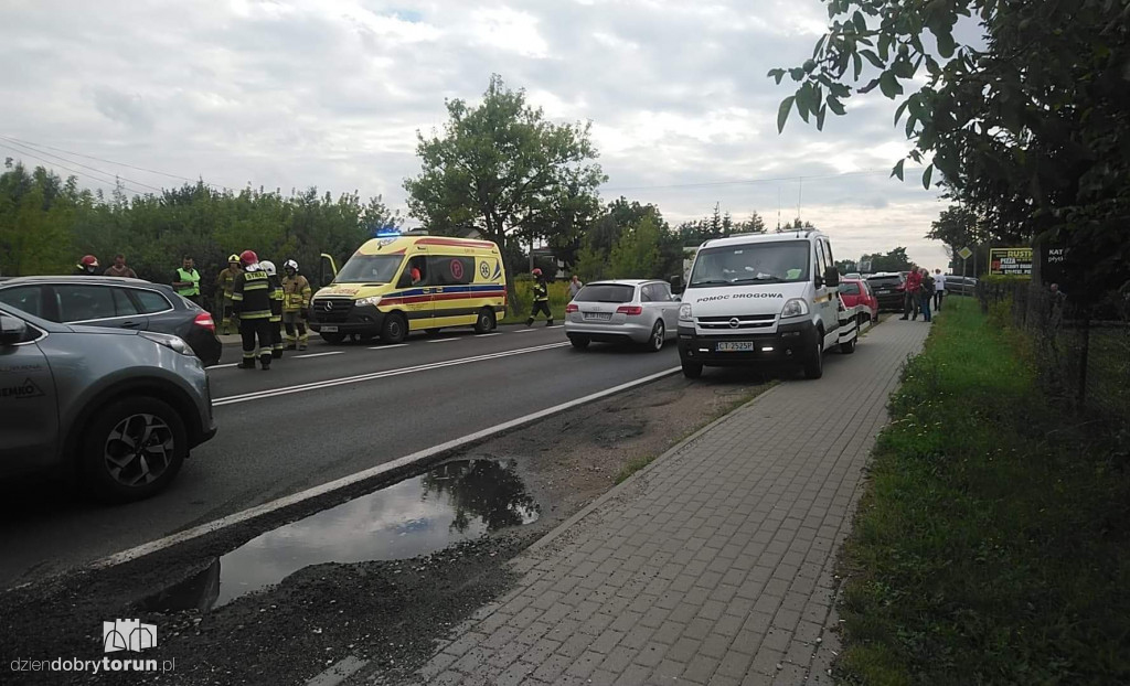 Groźna kolizja przy Olsztyńskiej