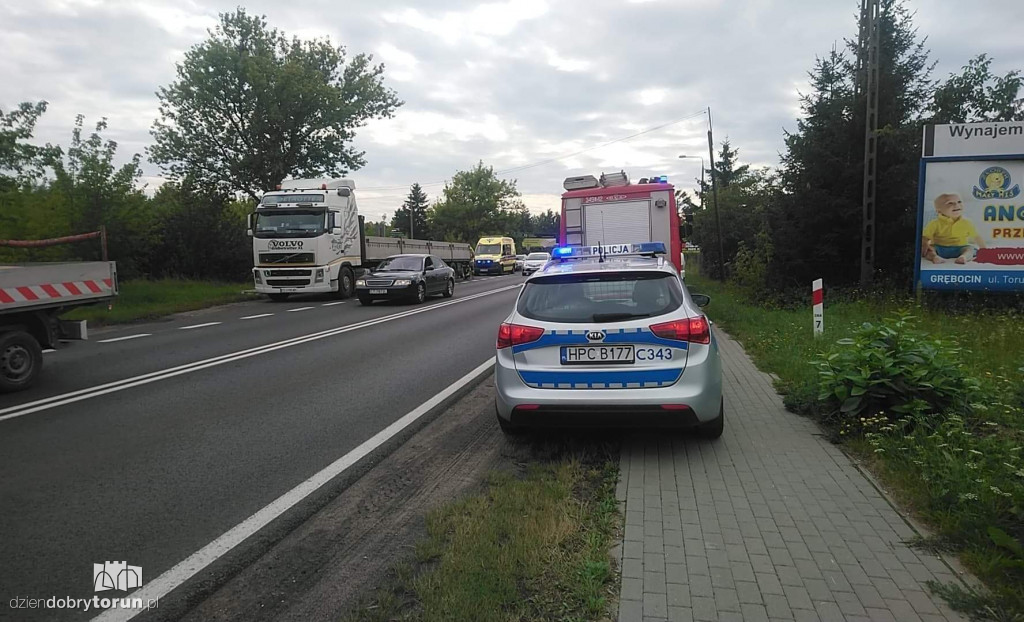 Groźna kolizja przy Olsztyńskiej