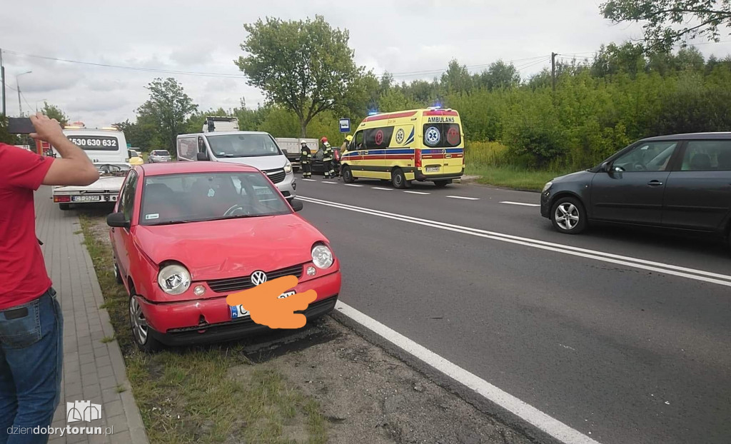 Groźna kolizja przy Olsztyńskiej