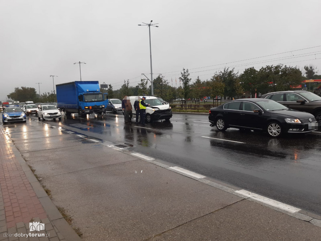 Groźne zderzenie przy Szosie Lubickiej