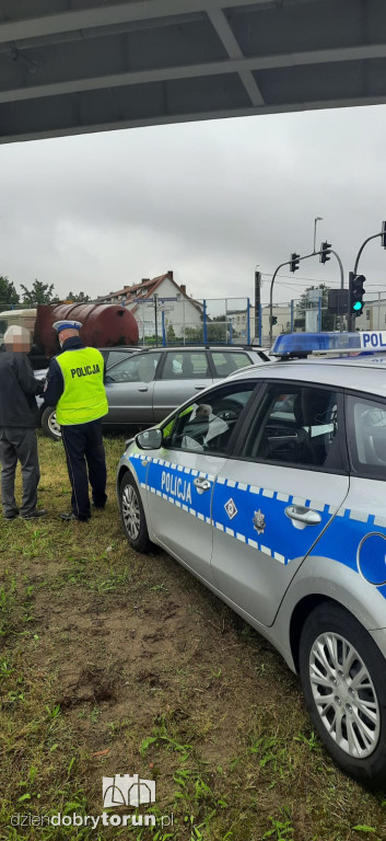 Kolejna kolizja przy Szosie Lubickiej