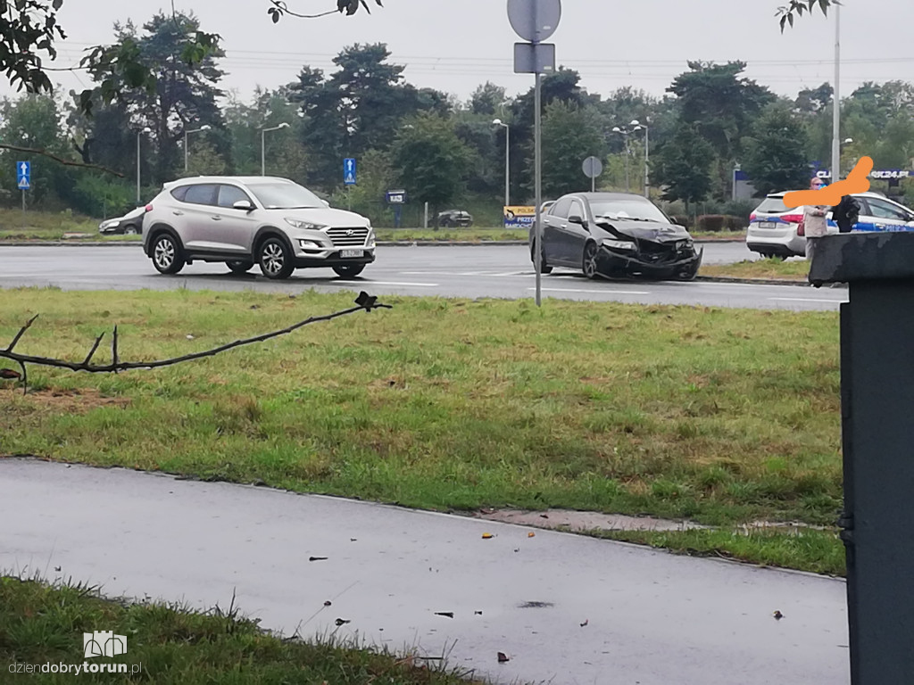 Groźna kolizja prz ul. Rydygiera