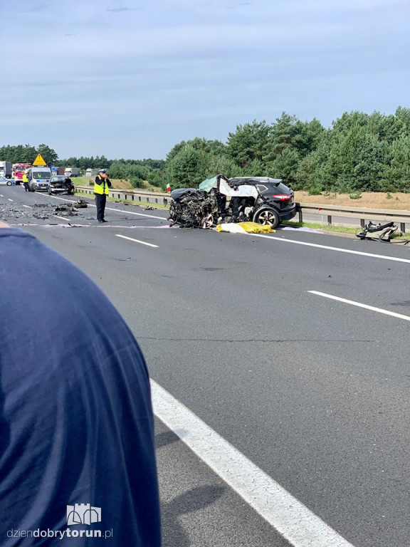 Wypadek na S10 pod Toruniem