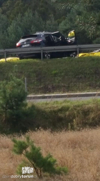 Wypadek na S10 pod Toruniem