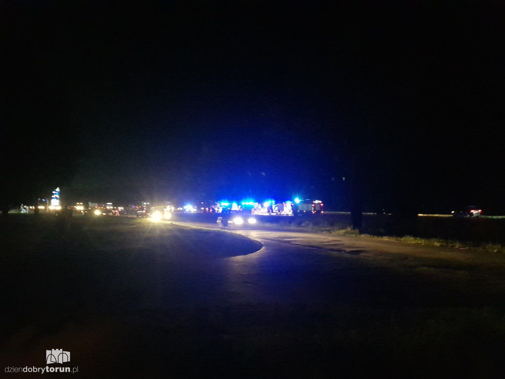 Poważny wypadek na S10 w Toruniu