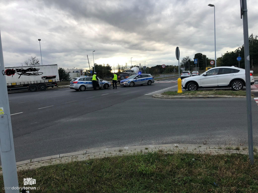 Kolizja na skrzyżowaniu Polnej i Fortecznej