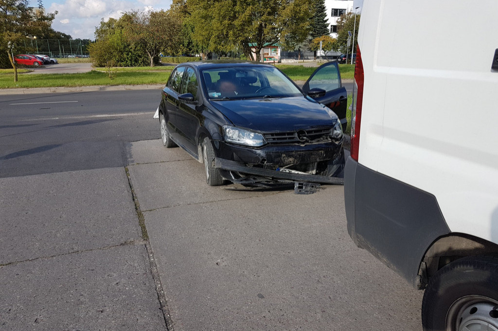 Kolizja przy ul. Działowskiego
