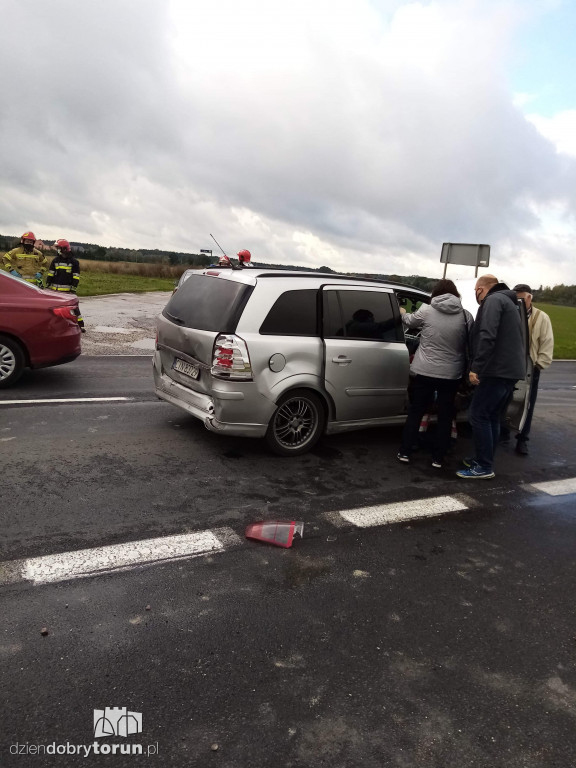 Wypadek w Łysomicach k. Torunia