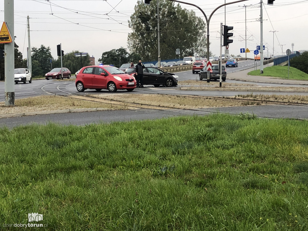 Kolizja przy Żółkiewskiego w Toruniu