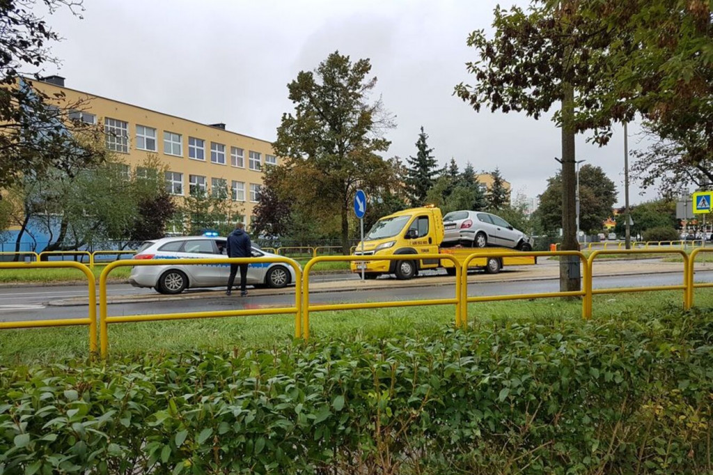 Kolizja przy Dziewulskiego