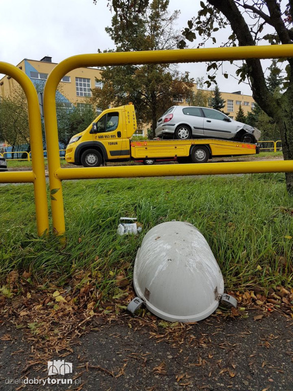 Kolizja przy Dziewulskiego