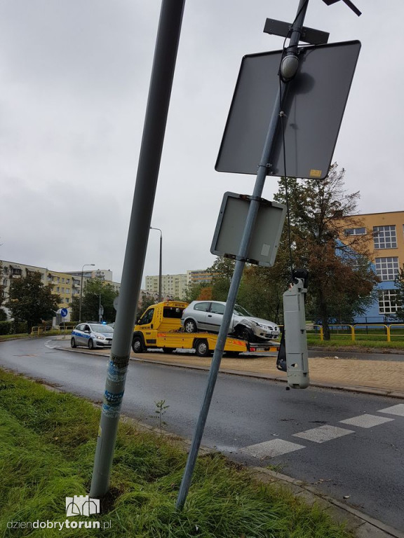 Kolizja przy Dziewulskiego