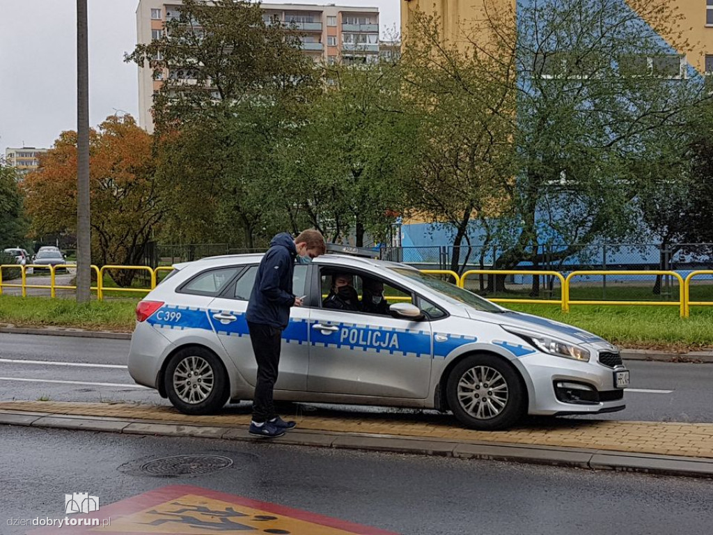 Kolizja przy Dziewulskiego