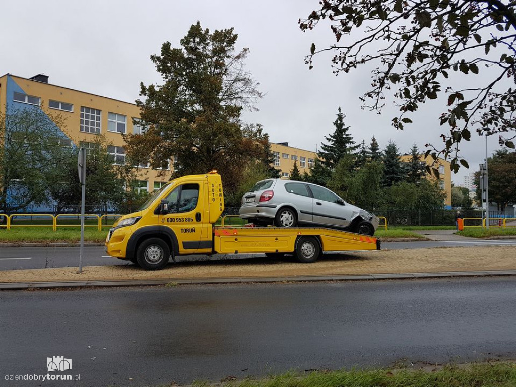 Kolizja przy Dziewulskiego