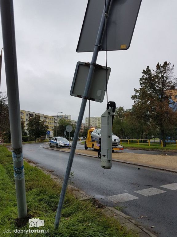 Kolizja przy Dziewulskiego