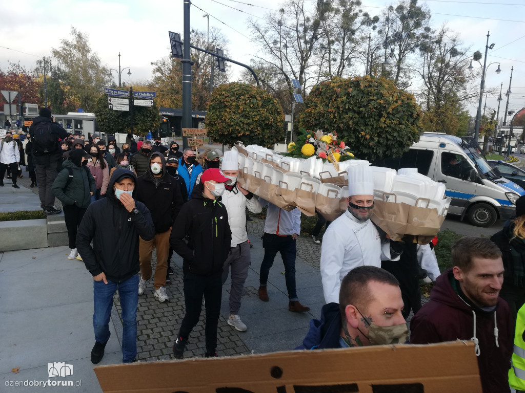 Protest branży gastronomicznej