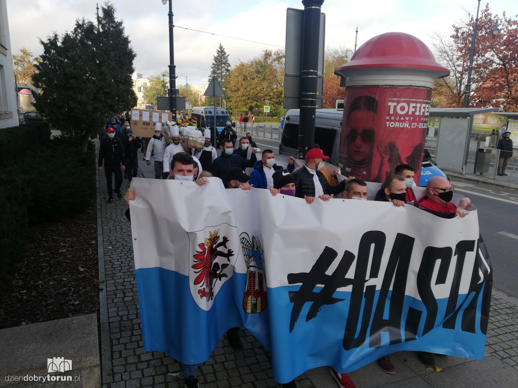 Protest branży gastronomicznej