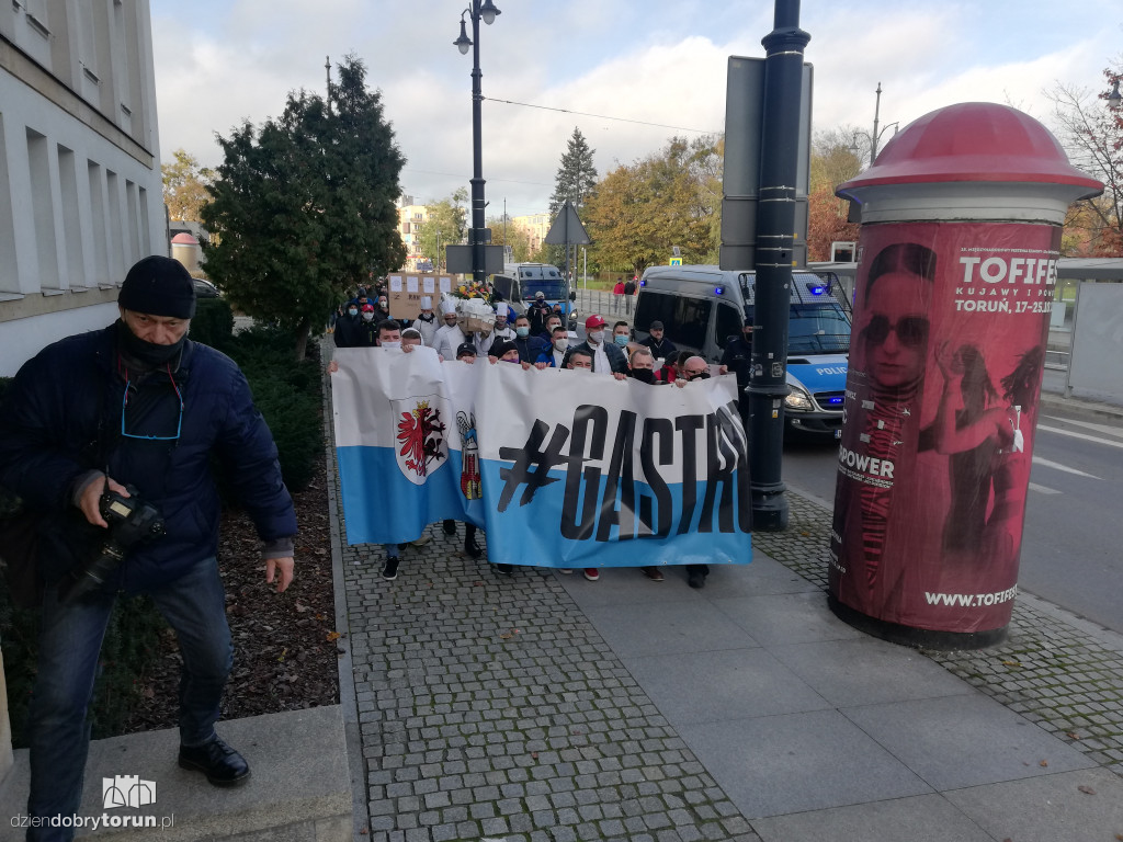 Protest branży gastronomicznej