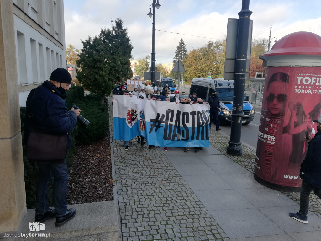 Protest branży gastronomicznej