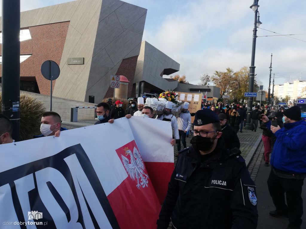 Protest branży gastronomicznej