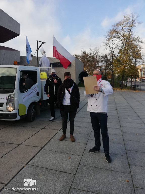 Protest branży gastronomicznej