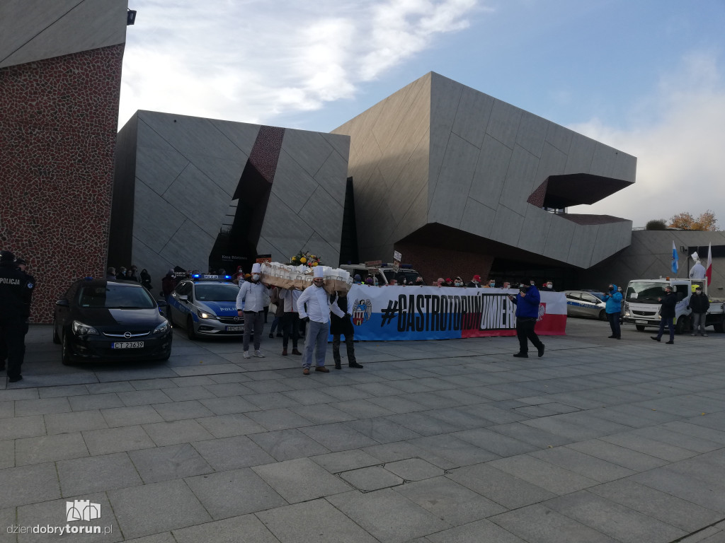 Protest branży gastronomicznej