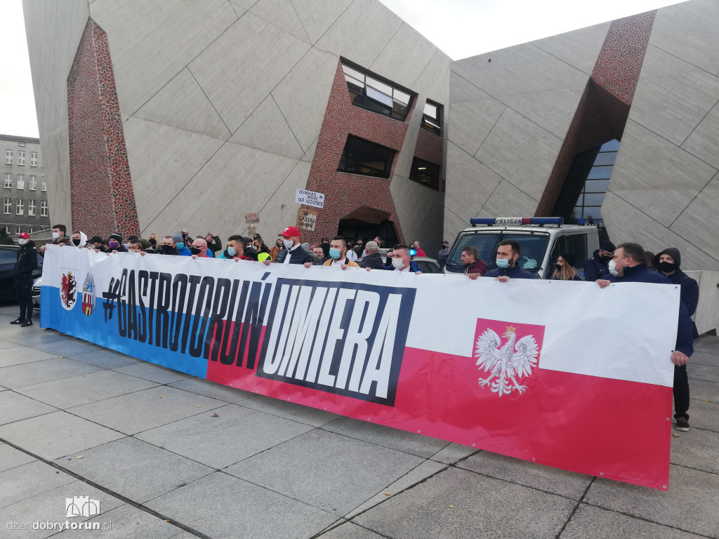 Protest branży gastronomicznej