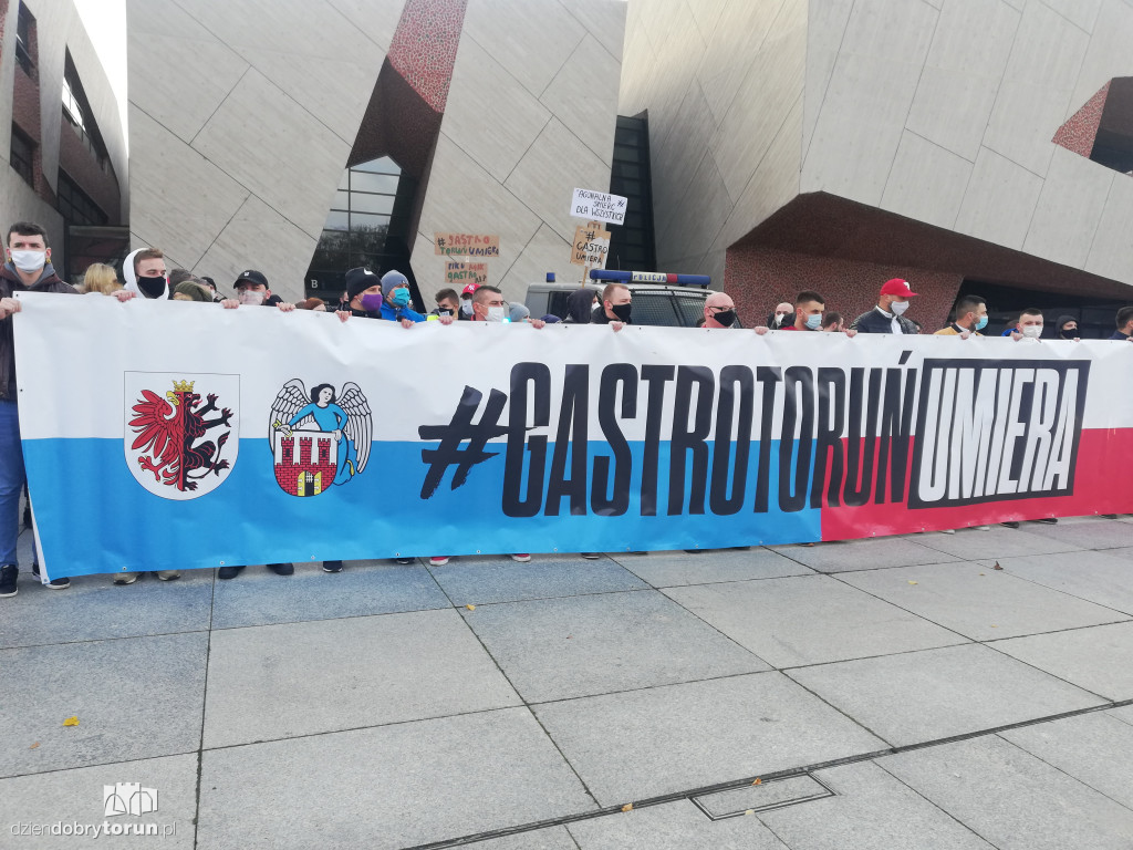 Protest branży gastronomicznej