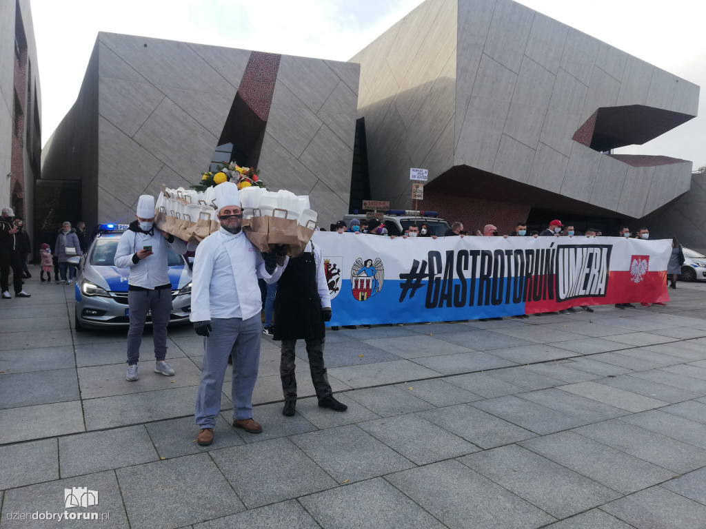 Protest branży gastronomicznej