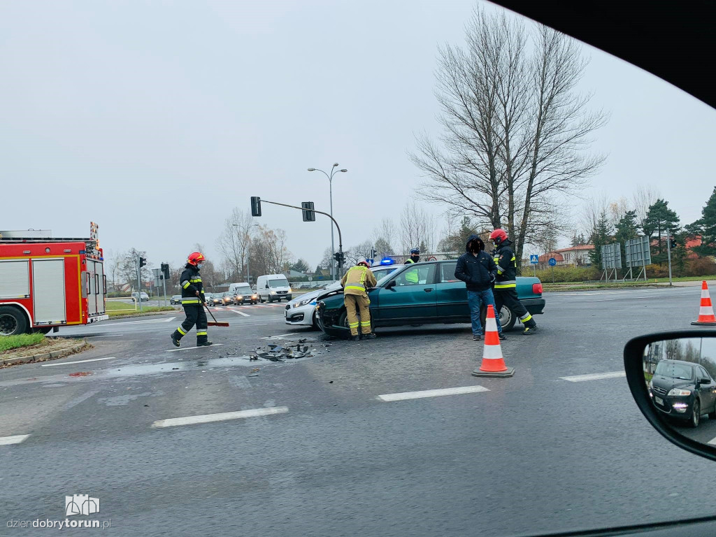 Kolizja przy Szosie Lubickiej