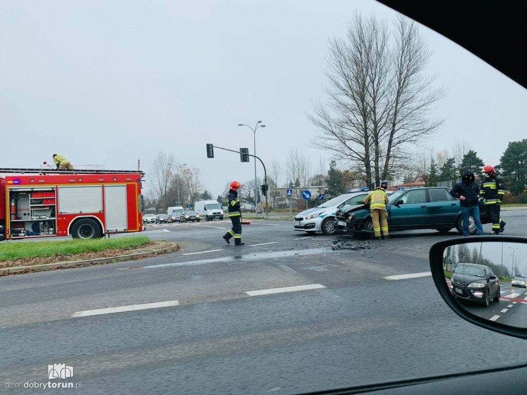 Kolizja przy Szosie Lubickiej