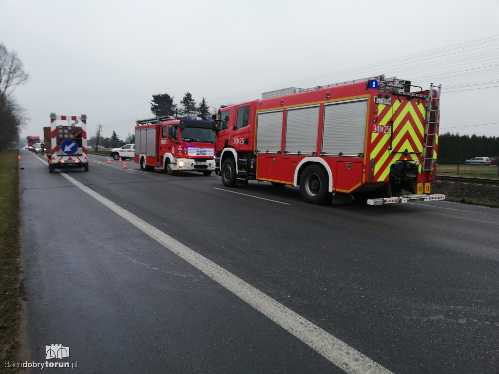 Śmiertelny wypadek w Łysomicach k. Torunia