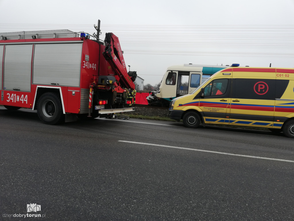 Śmiertelny wypadek w Łysomicach k. Torunia
