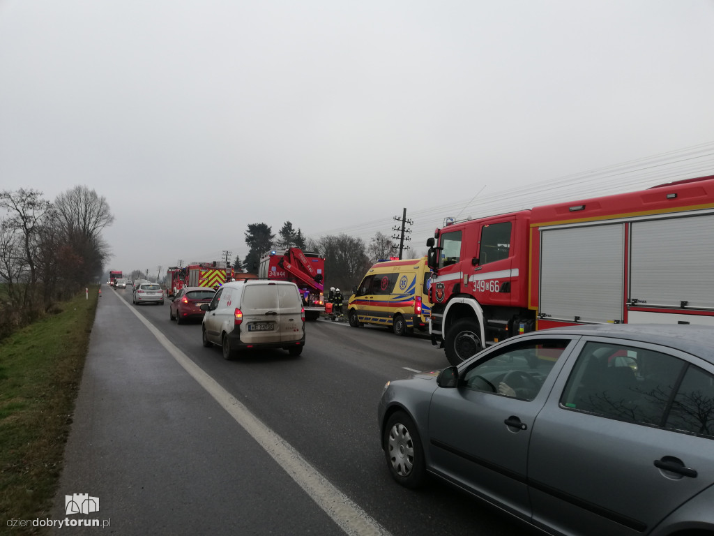 Śmiertelny wypadek w Łysomicach k. Torunia