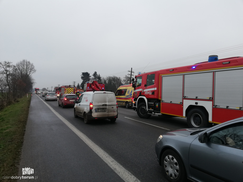 Śmiertelny wypadek w Łysomicach k. Torunia