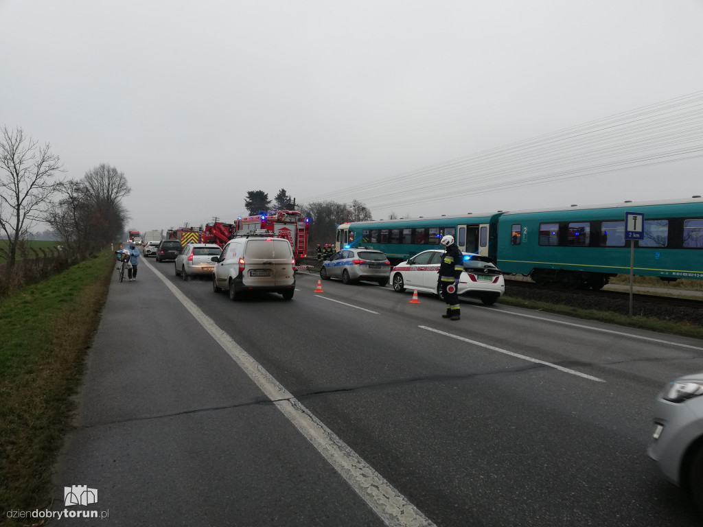 Śmiertelny wypadek w Łysomicach k. Torunia