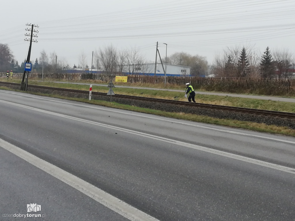 Śmiertelny wypadek w Łysomicach k. Torunia
