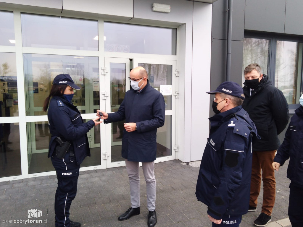 Nowe auta dla policji spod Torunia