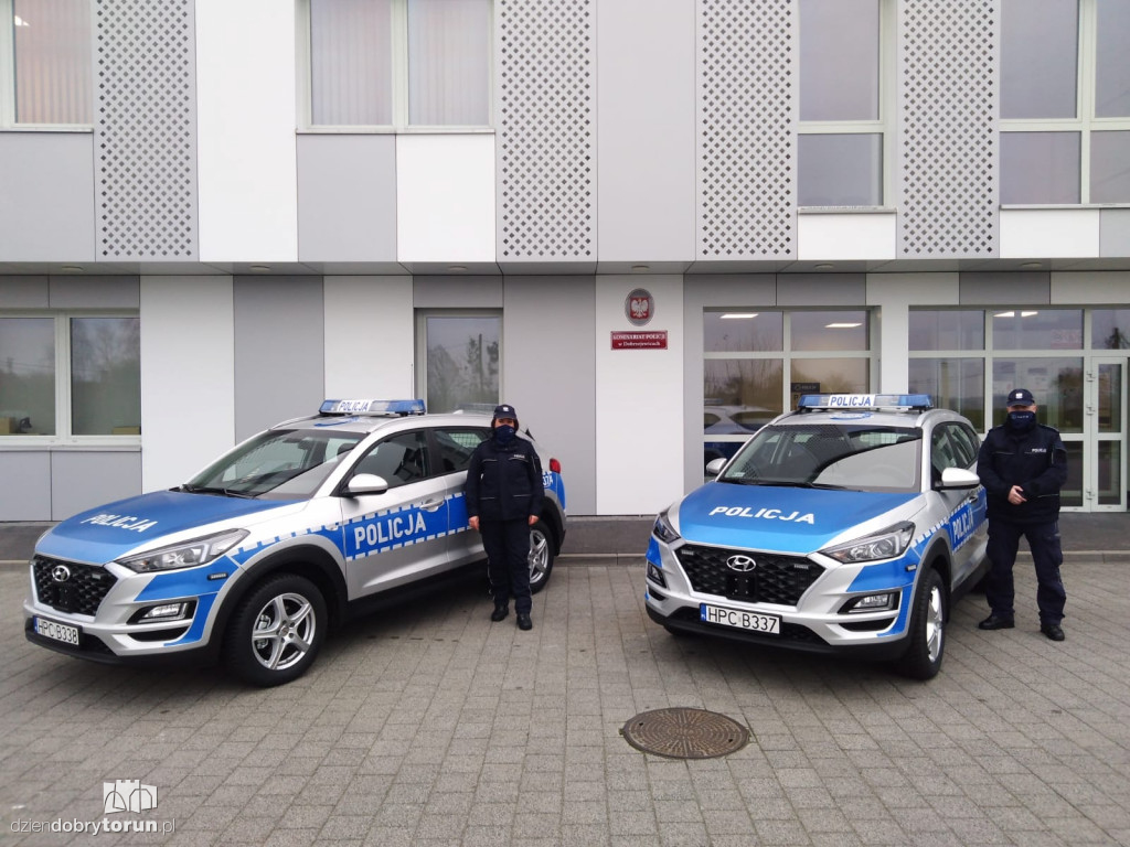 Nowe auta dla policji spod Torunia