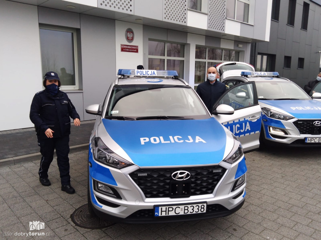 Nowe auta dla policji spod Torunia