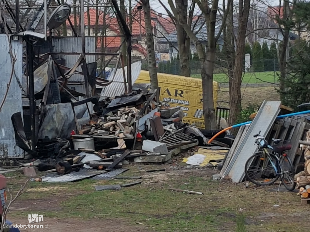 Toruń: po pożarze przy Szosie Lubickiej