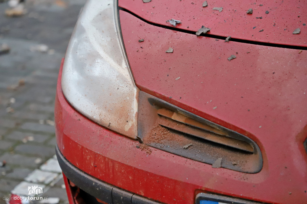 Toruń: niebezpieczne fajerwerki na osiedlu