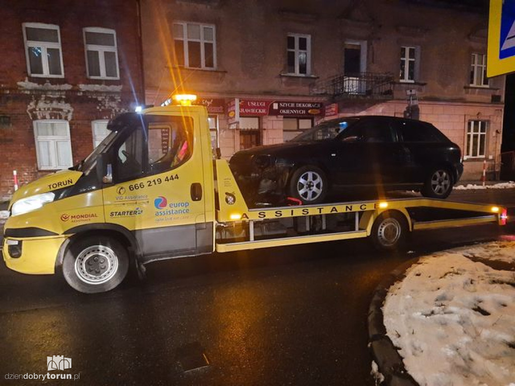 Toruń: zderzenie przy Podgórnej/Ogrodowej