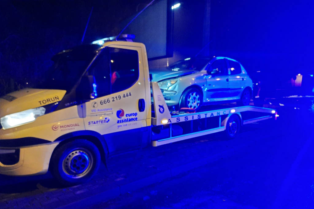 Toruń: kolizja na Bydgoskim Przedmieściu